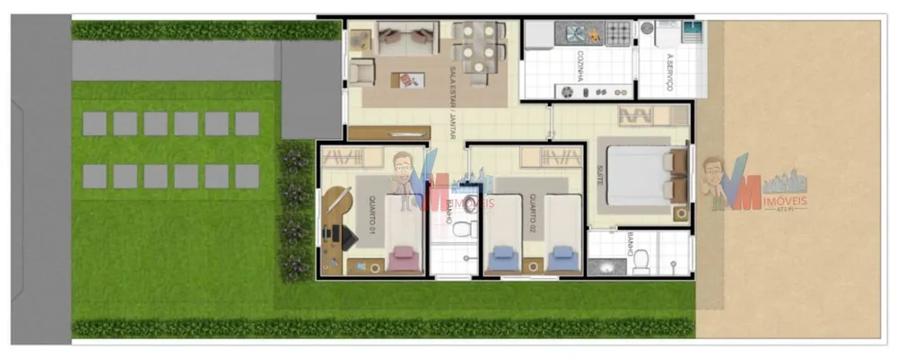 Casa, 3 quartos, 56 m² - Foto 8