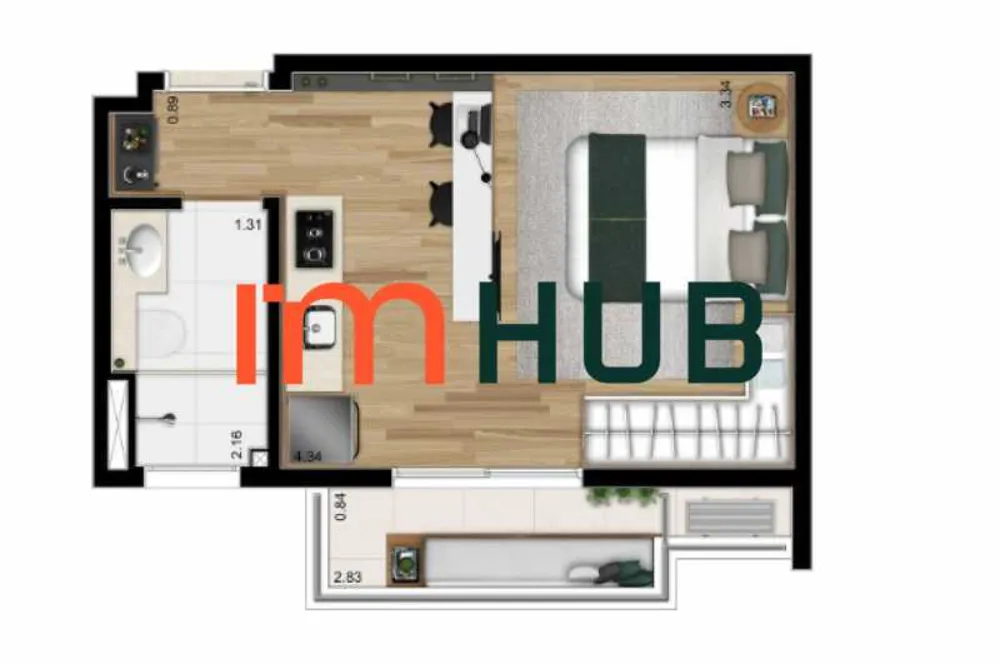 Loft, 25 m² - Foto 1