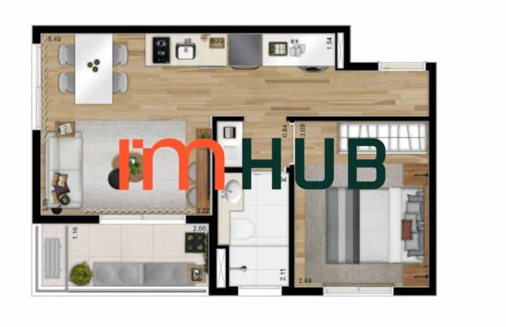 Loft, 25 m² - Foto 6