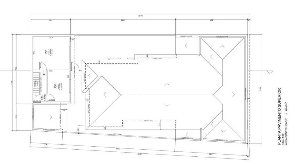 Loja-Salão, 263 m² - Foto 1