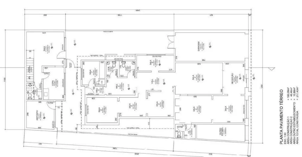 Loja-Salão, 263 m² - Foto 2