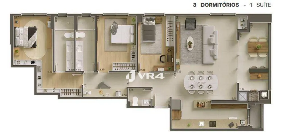 Apartamento, 3 quartos, 131 m² - Foto 5