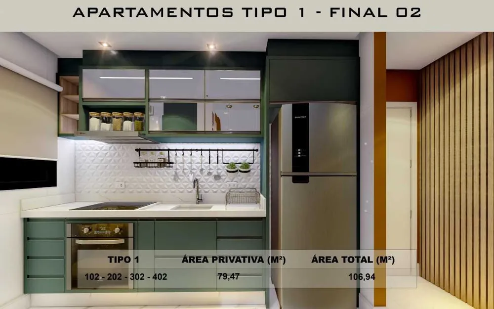 Apartamento, 3 quartos, 79 m² - Foto 1