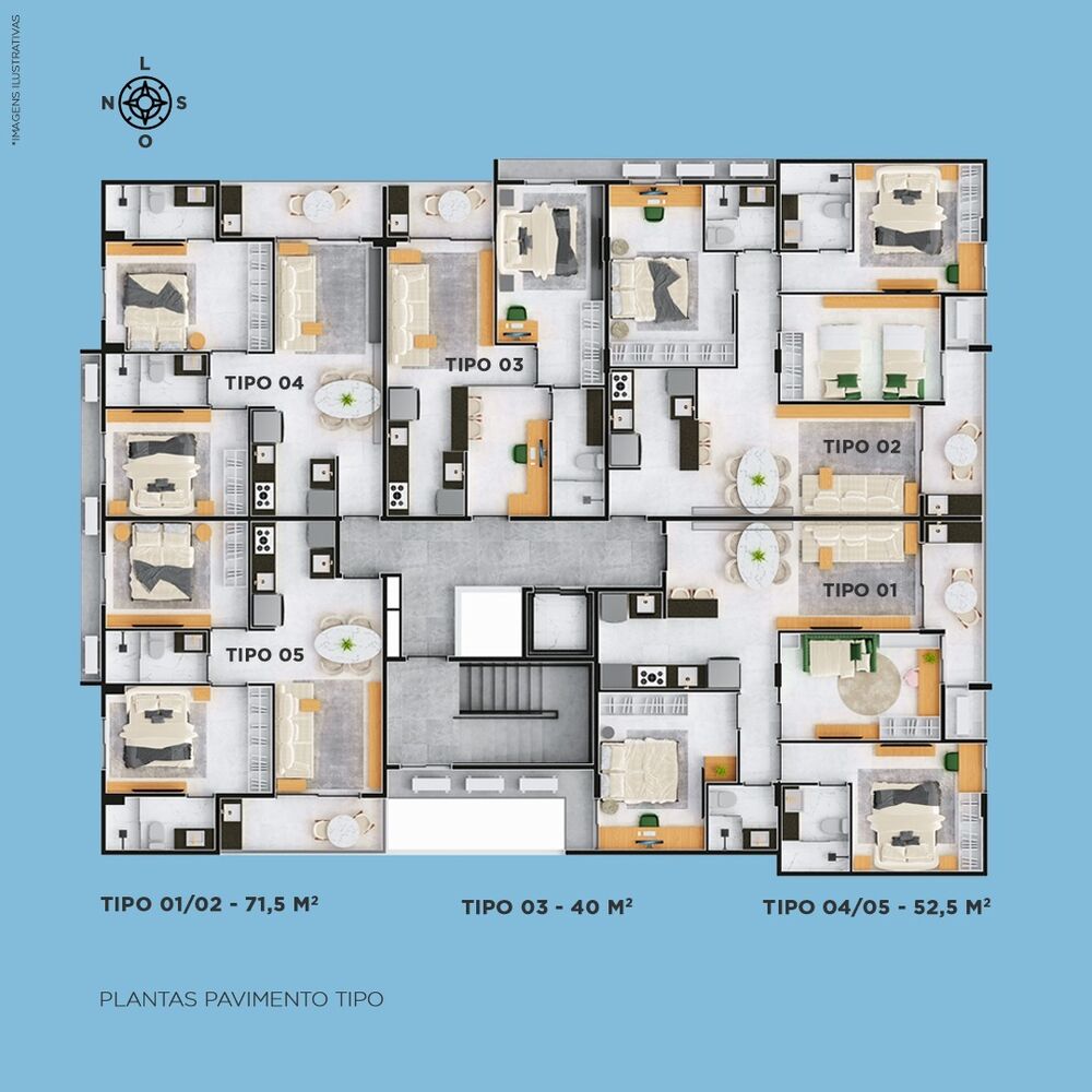 Apartamento, 1 quarto, 40 m² - Foto 3