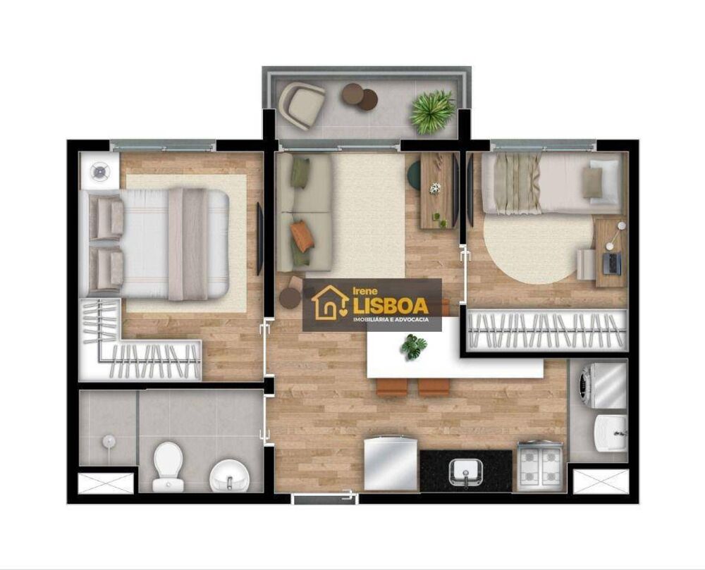 Apartamento, 2 quartos, 42 m² - Foto 4