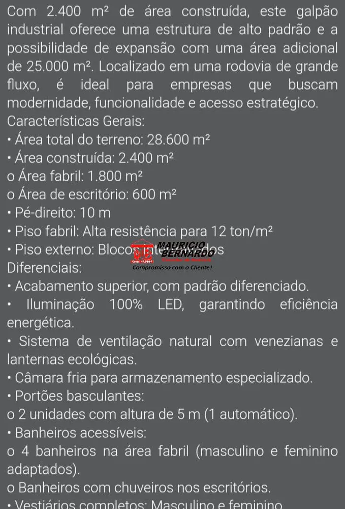Depósito-Galpão, 2400 m² - Foto 10