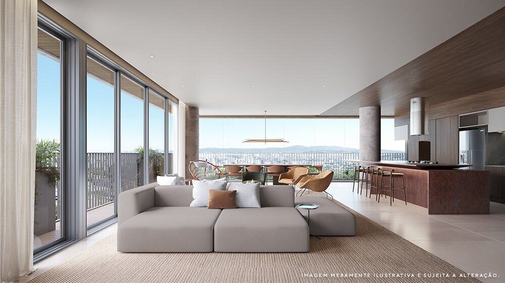 Apartamento à venda com 4 quartos, 205m² - Foto 2