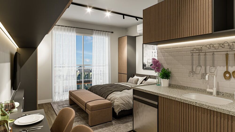 Apartamento, 1 quarto, 29 m² - Foto 3