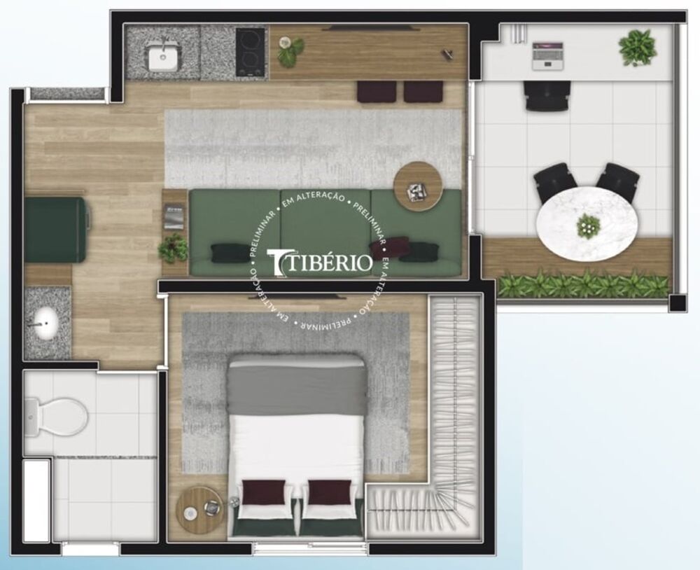 Apartamento, 2 quartos, 36 m² - Foto 8