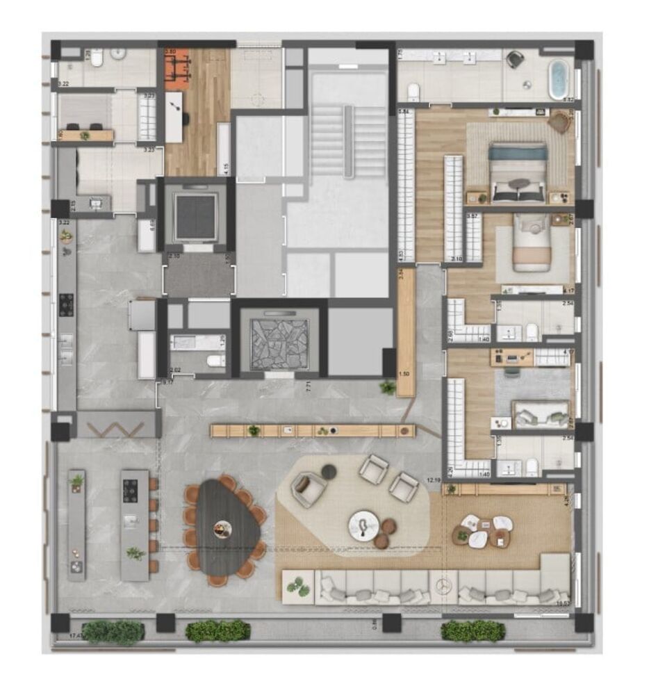 Cobertura, 3 quartos, 484 m² - Foto 7