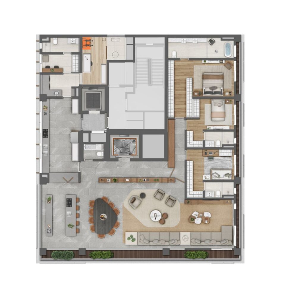 Cobertura, 3 quartos, 484 m² - Foto 6