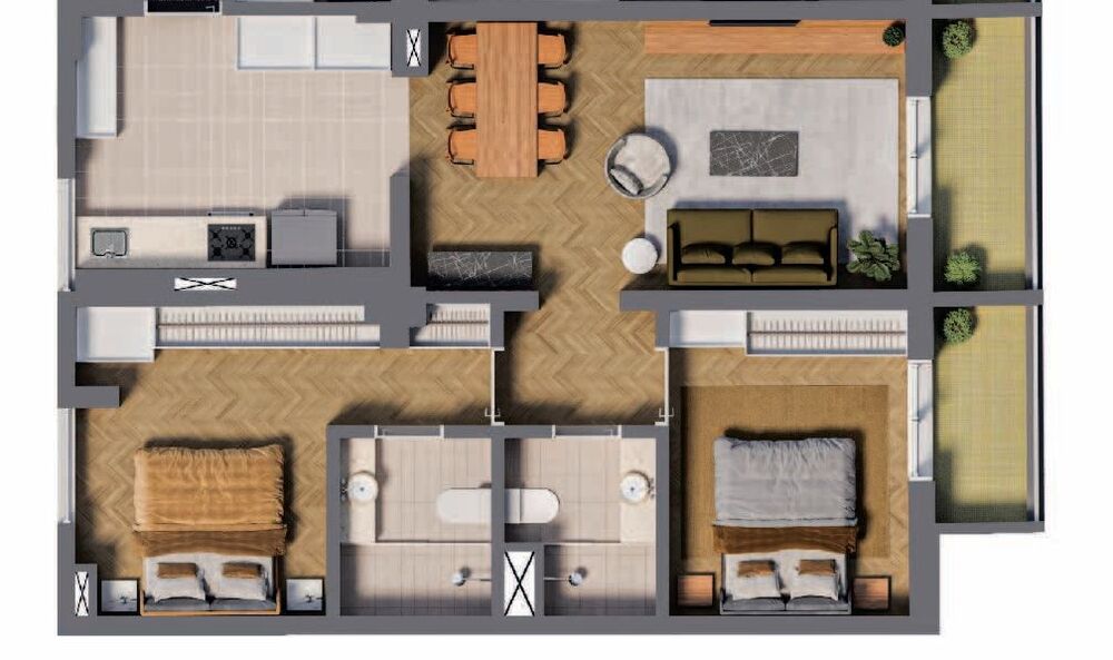 Apartamento, 1 quarto, 64 m² - Foto 7