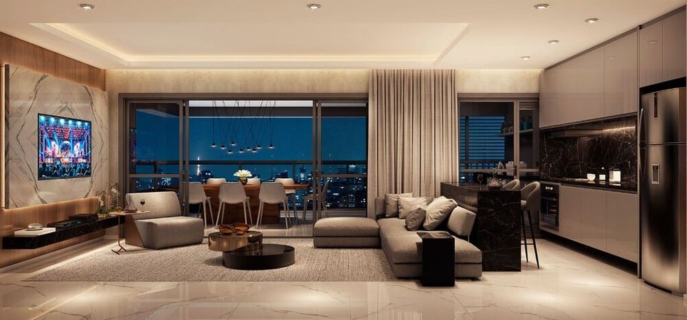 Apartamento à venda com 3 quartos, 136m² - Foto 1