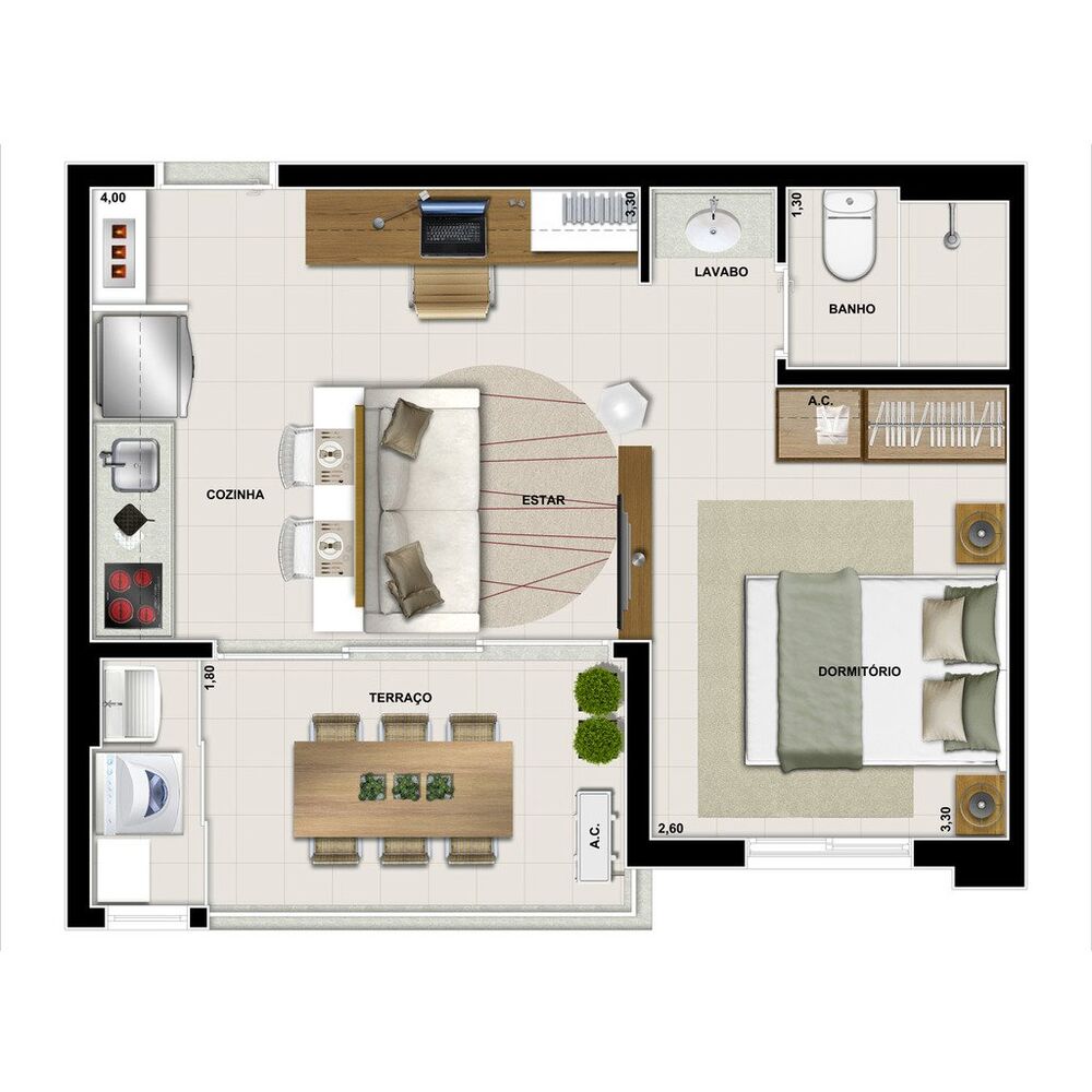 Apartamento, 2 quartos, 58 m² - Foto 26