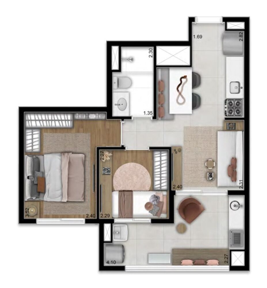 Cobertura, 3 quartos, 158 m² - Foto 4