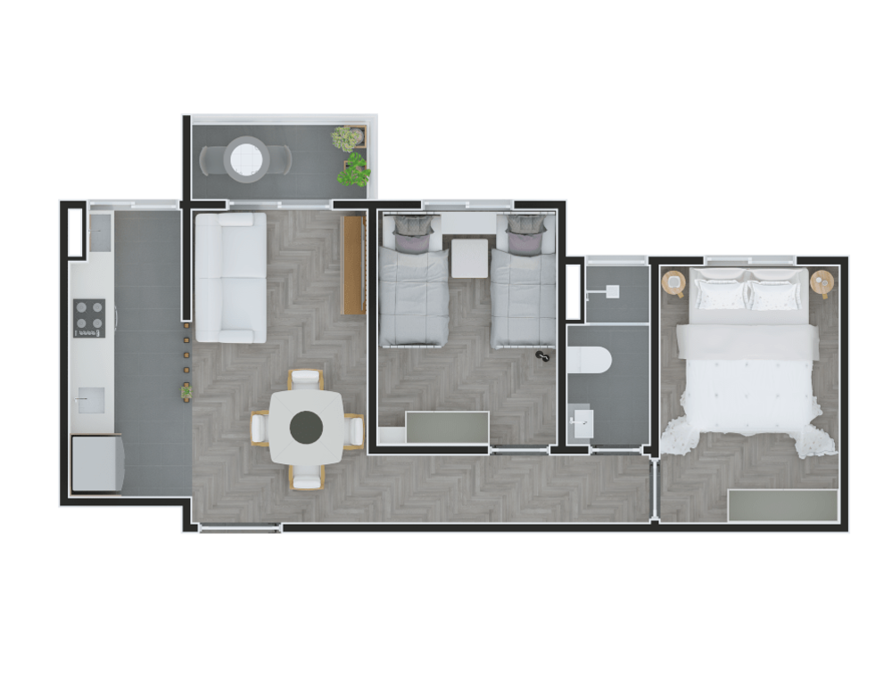 Apartamento à venda com 2 quartos, 47m² - Foto 8