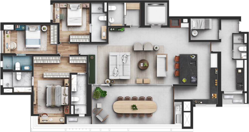 Apartamento, 4 quartos, 281 m² - Foto 4