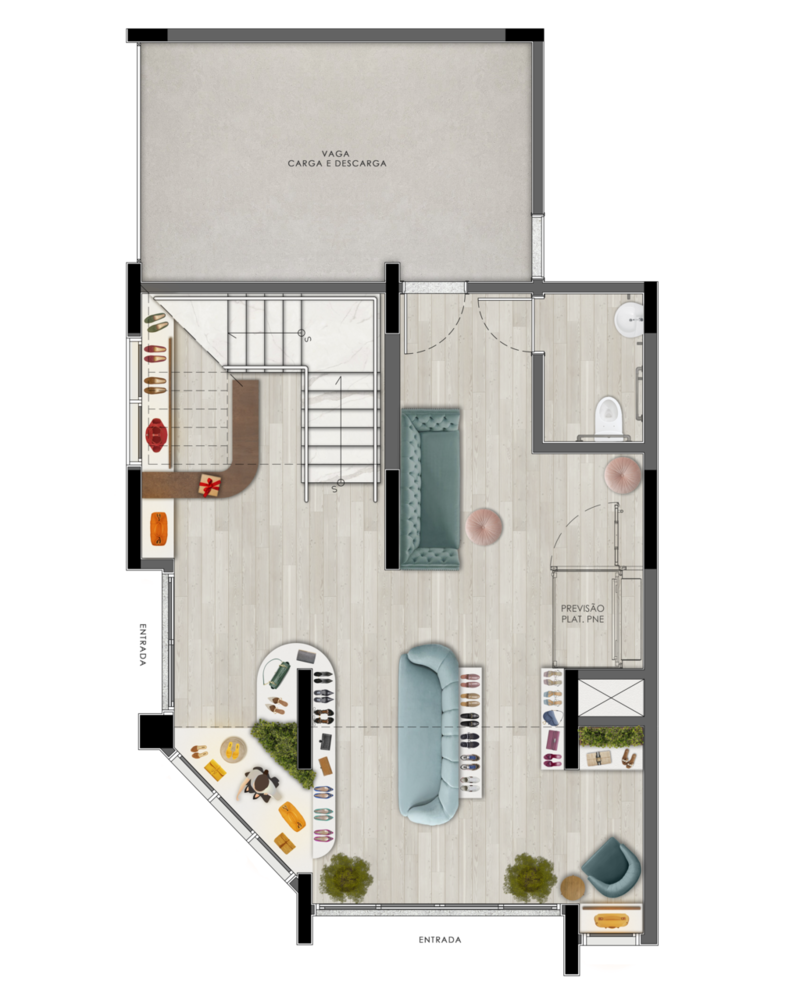 Loja-Salão, 149 m² - Foto 1