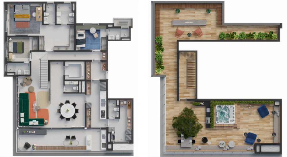 Cobertura, 3 quartos, 370 m² - Foto 7