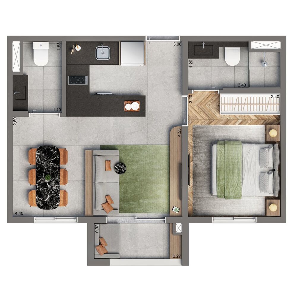 Apartamento à venda com 2 quartos, 37m² - Foto 17