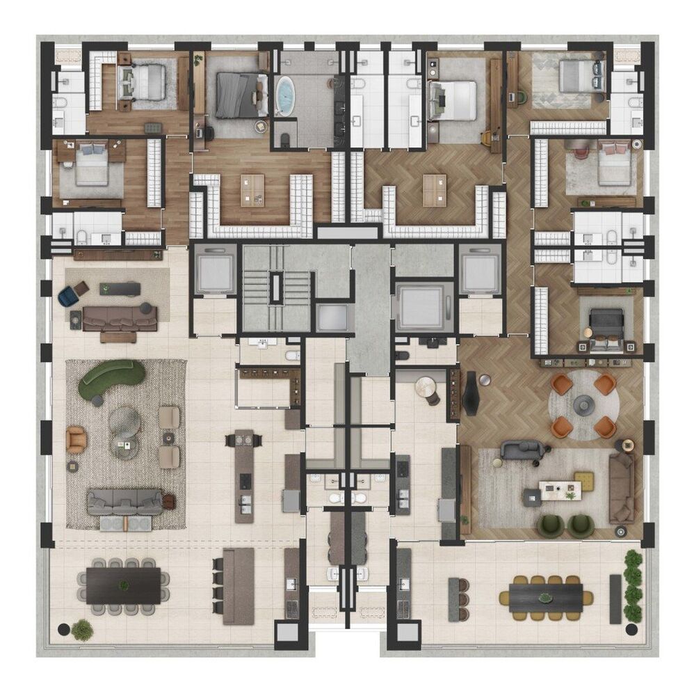 Apartamento, 4 quartos, 309 m² - Foto 3