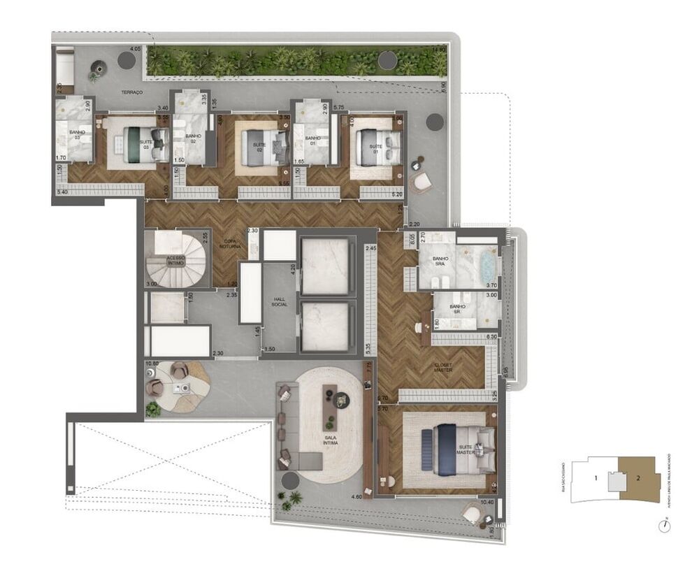 Apartamento, 4 quartos, 464 m² - Foto 19