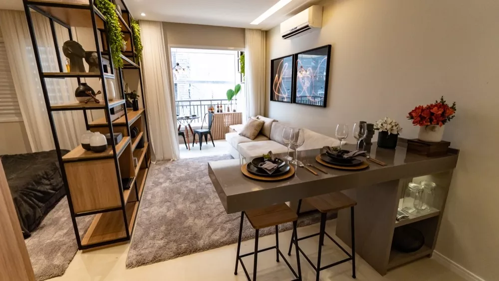 Apartamento à venda com 1 quarto, 39m² - Foto 3