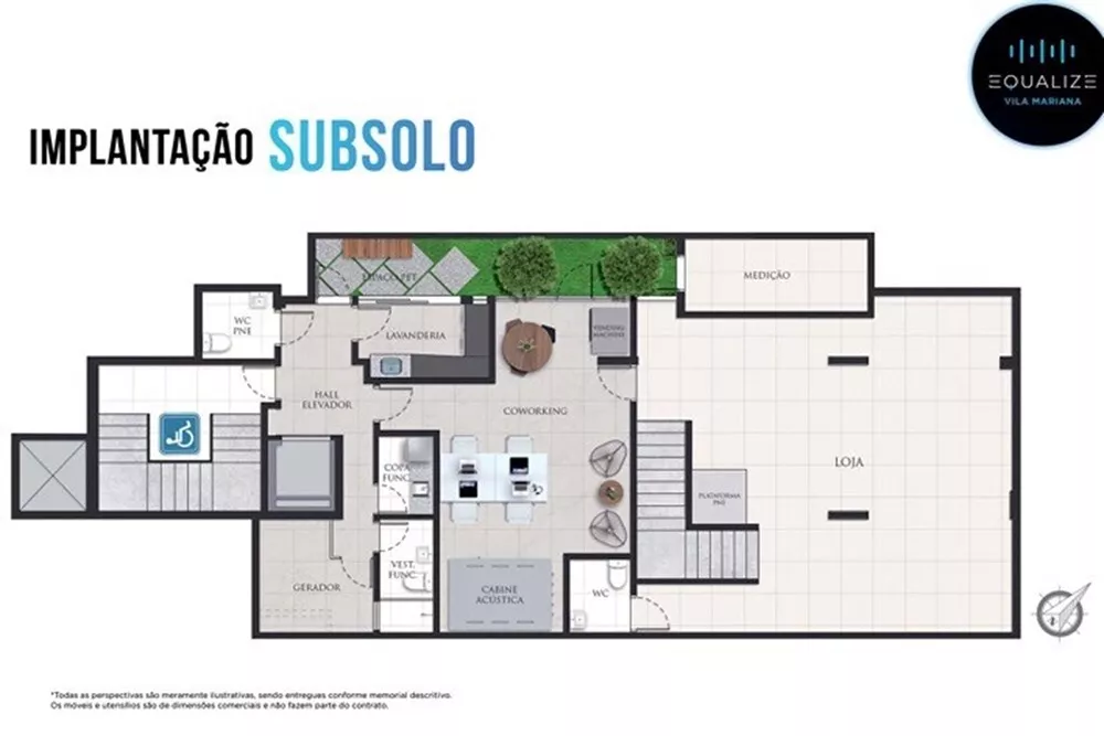 Apartamento à venda com 1 quarto, 37m² - Foto 2