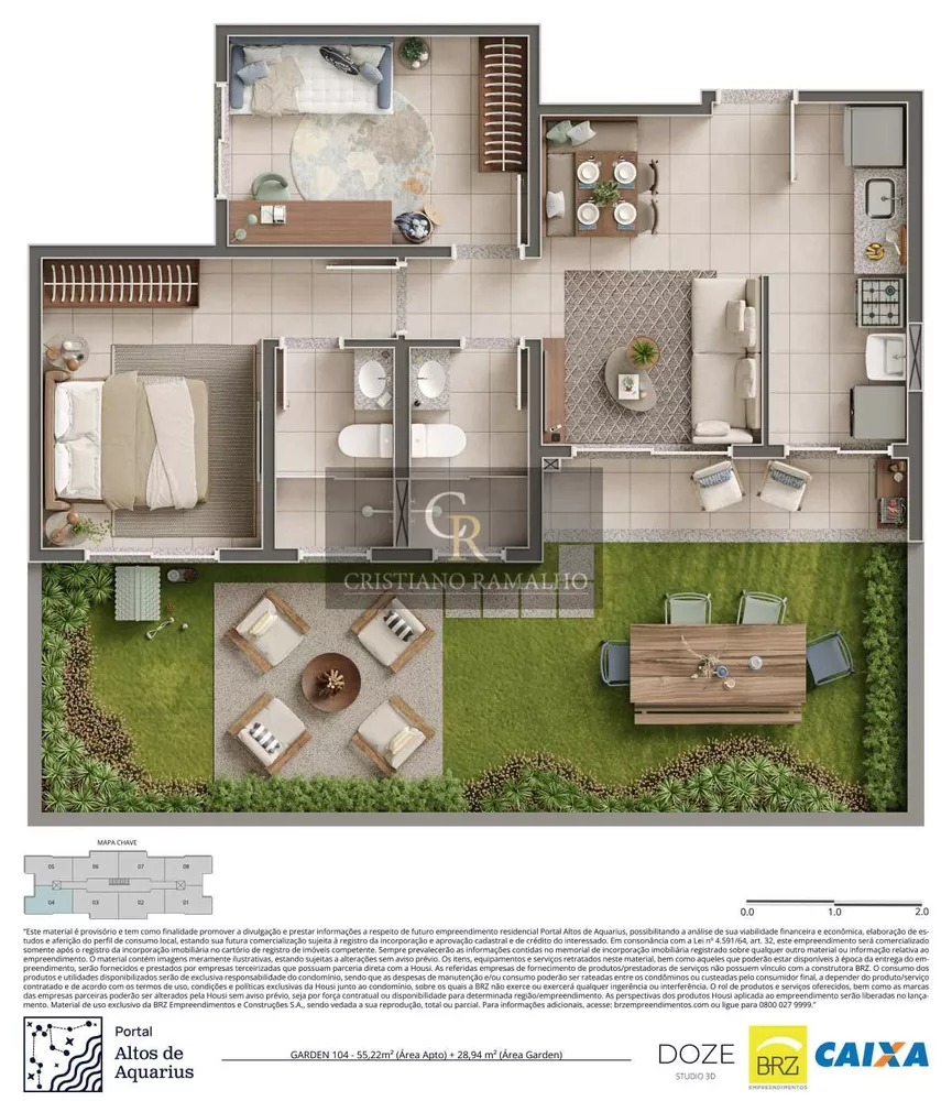 Apartamento, 2 quartos, 54 m² - Foto 15