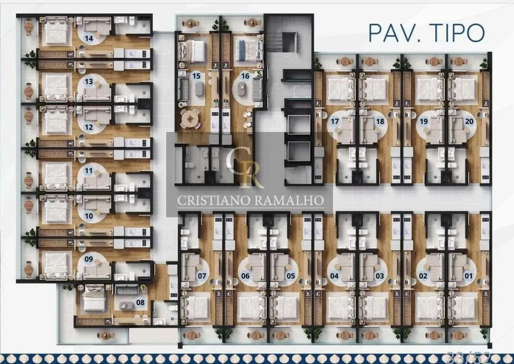 Flat/Apart Hotel, 1 quarto, 31 m² - Foto 21