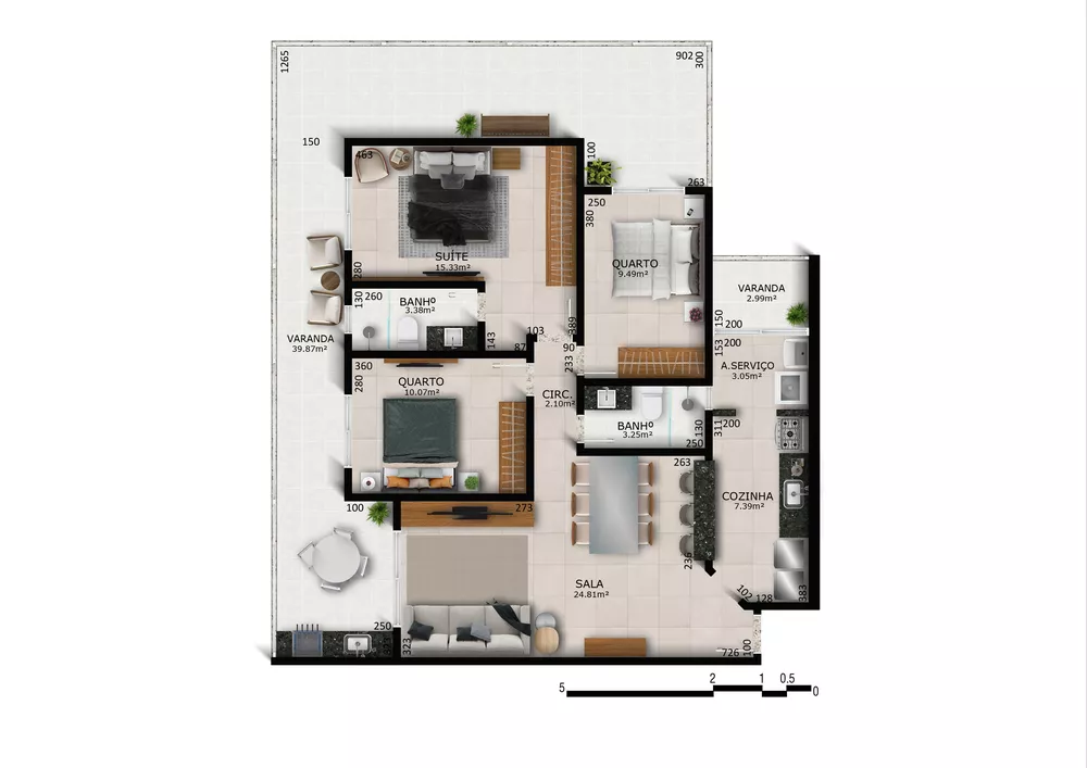 Apartamento, 2 quartos, 89 m² - Foto 11