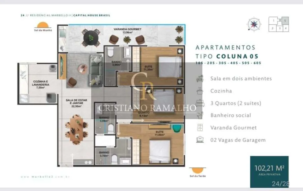 Apartamento, 3 quartos, 102 m² - Foto 15