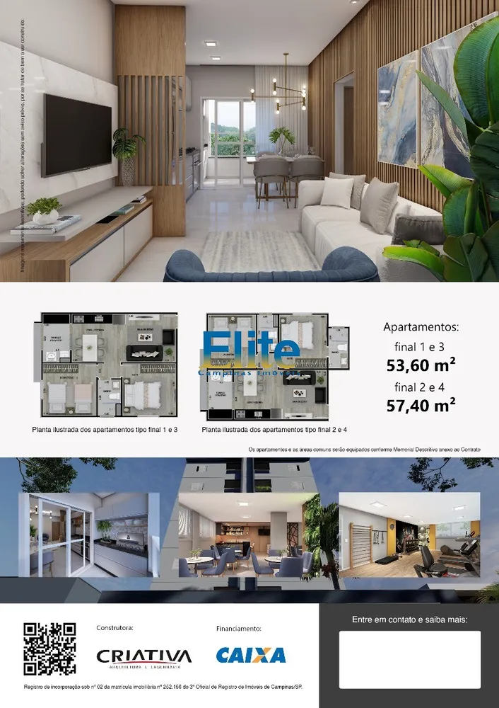 Apartamento, 2 quartos, 57 m² - Foto 2