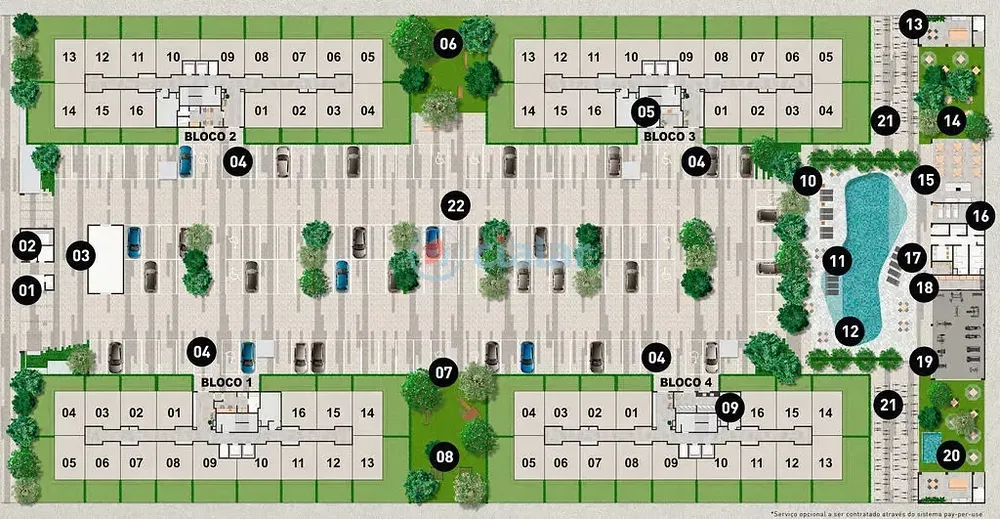 Cobertura, 1 quarto, 70 m² - Foto 22