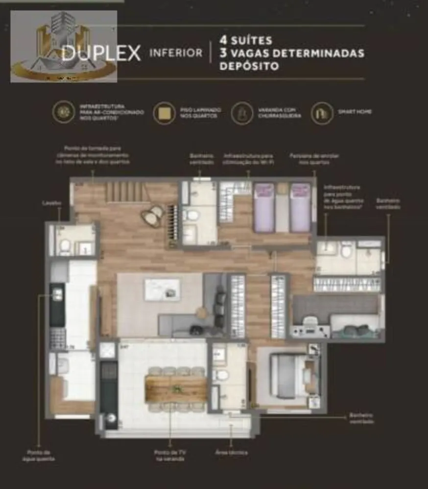 Apartamento, 4 quartos, 215 m² - Foto 12