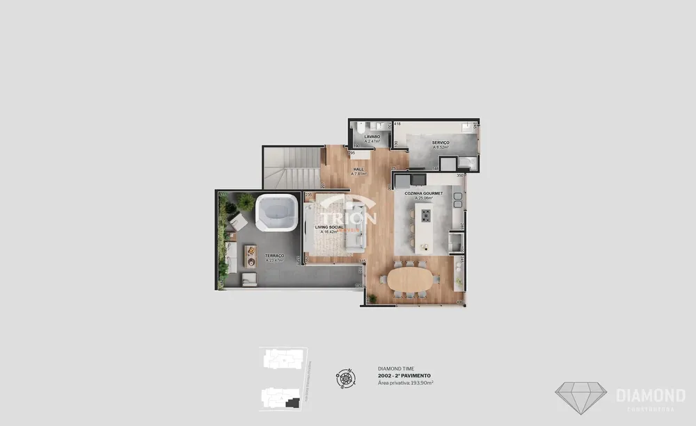 Apartamento, 2 quartos, 76 m² - Foto 1