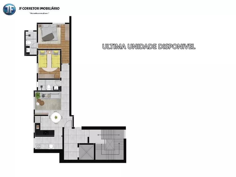 Apartamento à venda com 2 quartos, 65m² - Foto 2