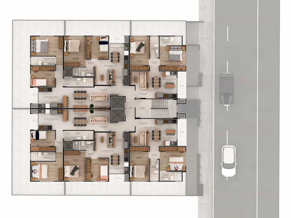 Apartamento, 2 quartos, 55 m² - Foto 16