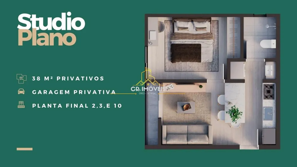 Flat/Apart Hotel, 1 quarto, 38 m² - Foto 20