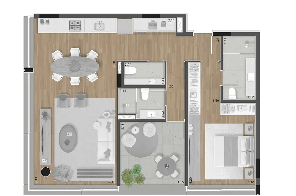 Apartamento, 2 quartos, 99 m² - Foto 14