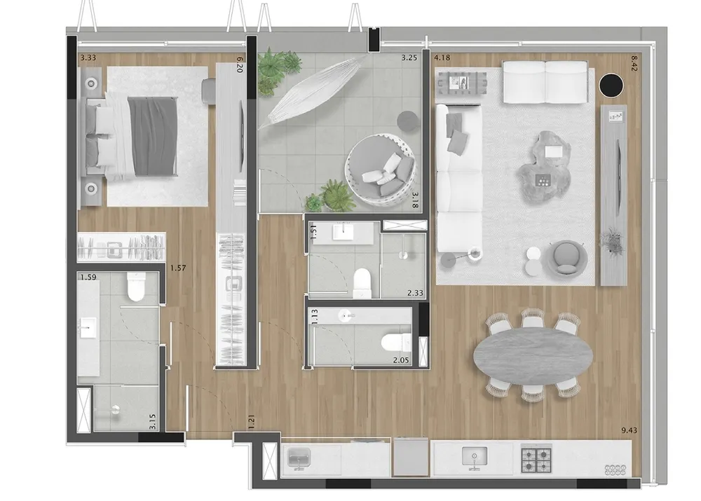 Apartamento, 2 quartos, 99 m² - Foto 12