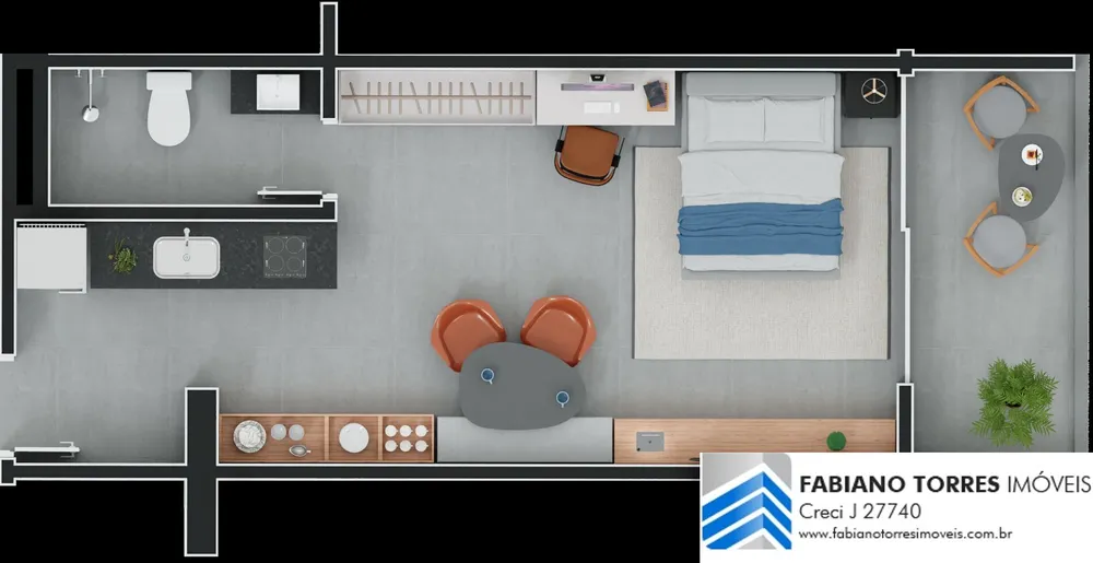 Apartamento, 35 m² - Foto 7