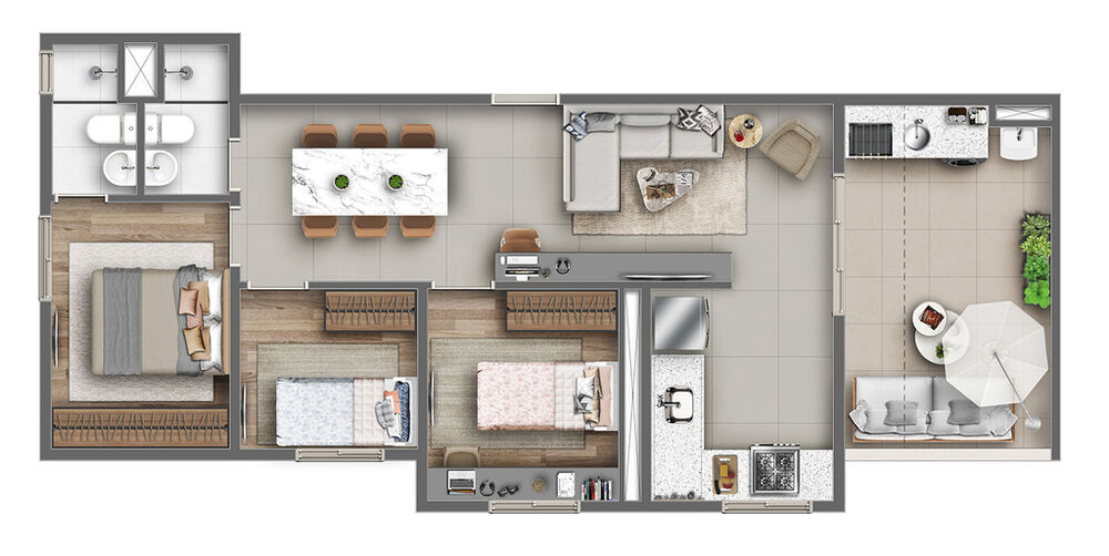 Apartamento à venda com 1 quarto, 27m² - Foto 47