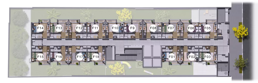 Apartamento, 1 quarto, 16 m² - Foto 10