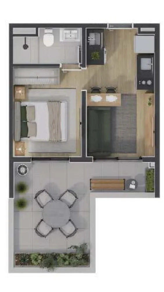 Apartamento, 2 quartos, 31 m² - Foto 13