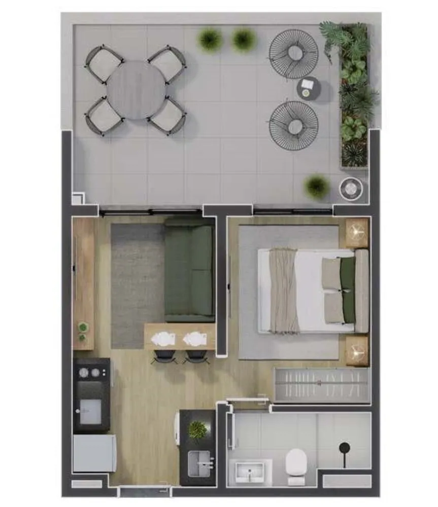 Apartamento, 2 quartos, 31 m² - Foto 14
