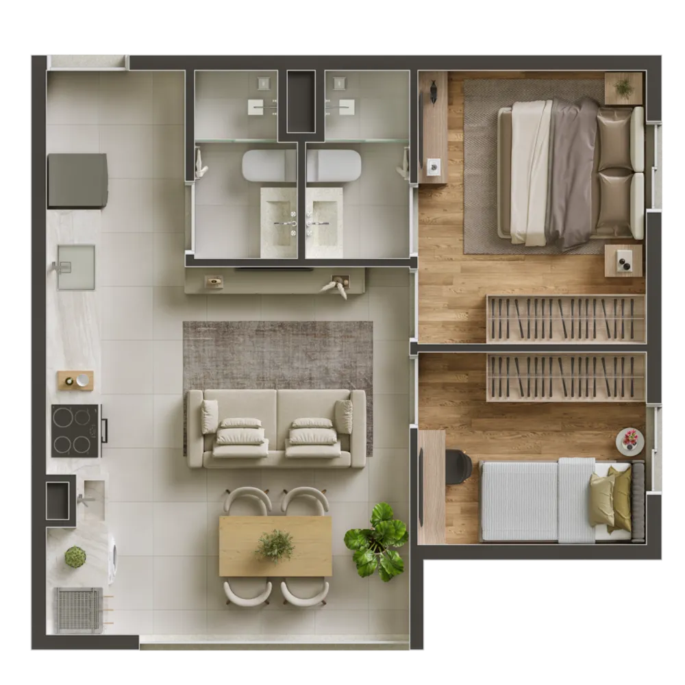 Apartamento, 2 quartos, 38 m² - Foto 12