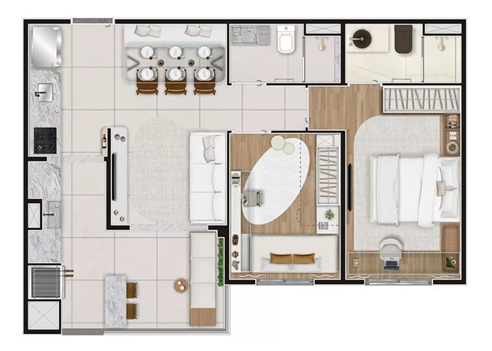 Apartamento, 2 quartos, 54 m² - Foto 23