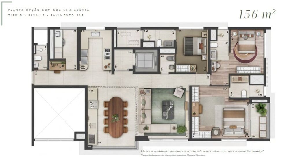 Apartamento, 3 quartos, 151 m² - Foto 4