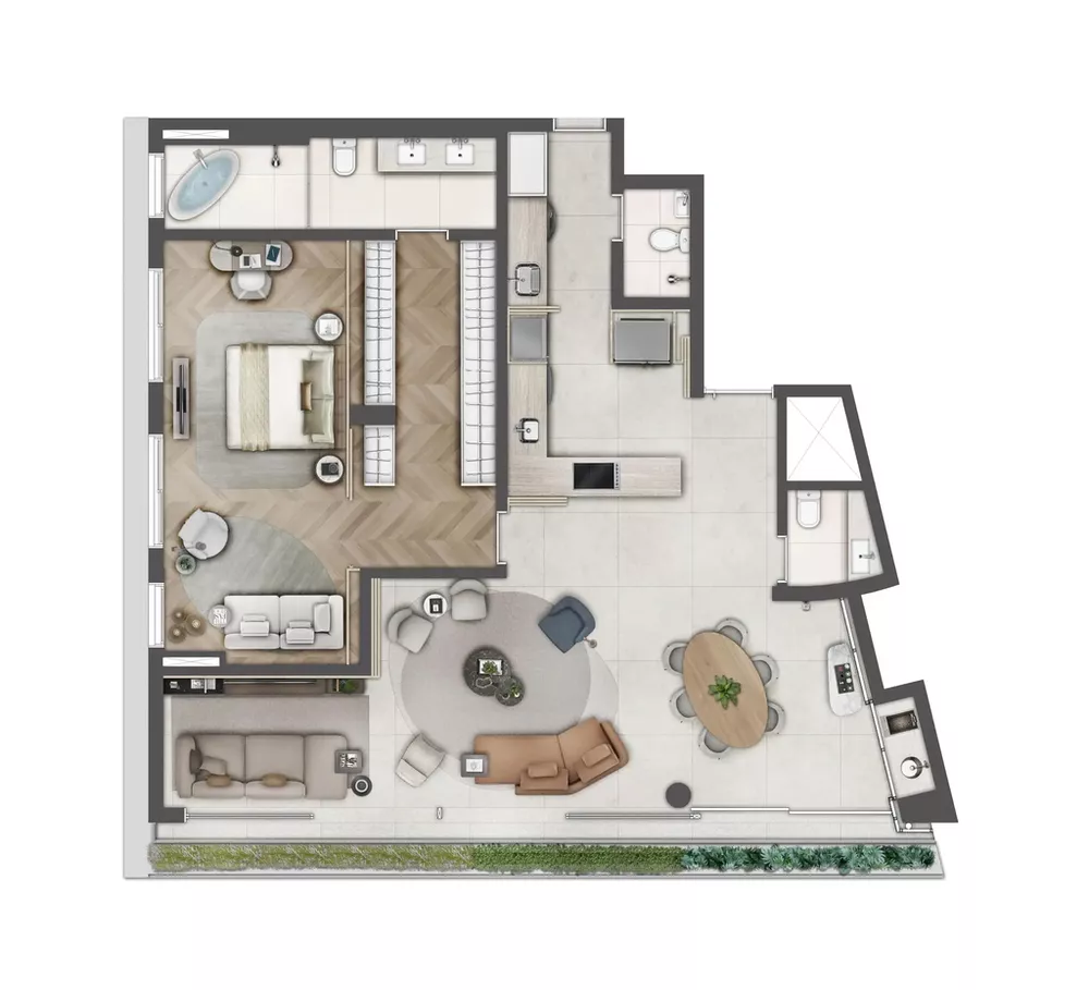 Apartamento, 2 quartos, 216 m² - Foto 9